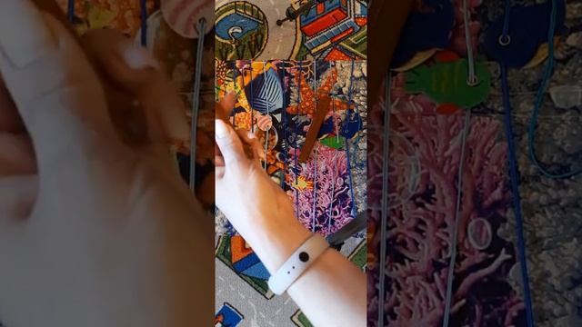 как сделать развивающий коврик из фетра " Рыбалка" смотреть онлайн