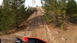 HONDA CRF300L vs KTM 390 Adventure / Off-road test by beginners