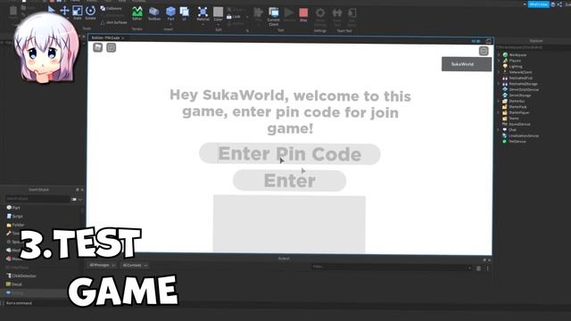 Roblox Studio - PIN-Code Game System смотреть онлайн