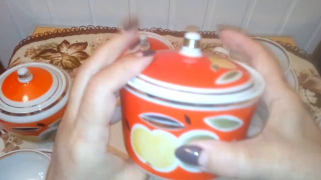 Фарфор СССР. Полонное. Яблоко. смотреть онлайн