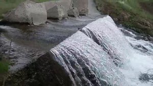 Водопад в селе Глинское Режевского района