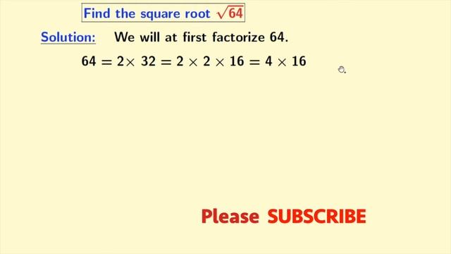 Square root of 64 | √64 Explained смотреть онлайн