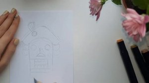 Щелкунчик. Как нарисовать Щелкунчика? Лёгкий способ нарисовать Щелкунчика. Тайный Санта