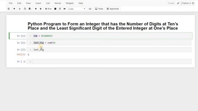 An integer that has no. of digits at Ten's Place and Least Significant Digit of Int. at One's Place смотреть онлайн