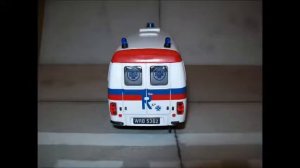 Nysa 522 Ambulance, DeAgostini diecast model, 1:43, Iconic cars of PRL