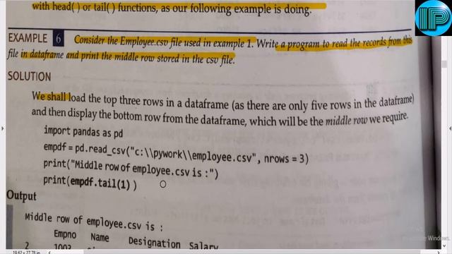 Import/Export Data Between CSV Files & Python Pandas | Part-3 | Unit-1 | Class 12 | Session 2020-21
