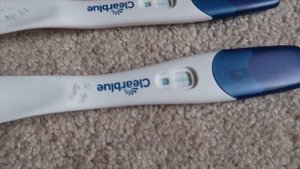 PREGNANCY TEST LINE PROGRESSION 9-17DPO CLEAR BLUE