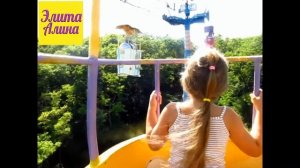 Канатная дорога в Одессе. Катаемся. Канал Элита и Алина