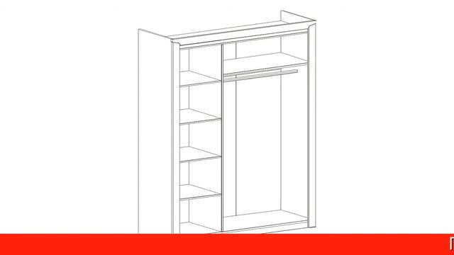 Обзор Шкаф 3-дверный Соренто | HOFF смотреть онлайн