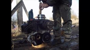 Трактор МТЗ 82 Ремонт двигателя Лопнул коленвал