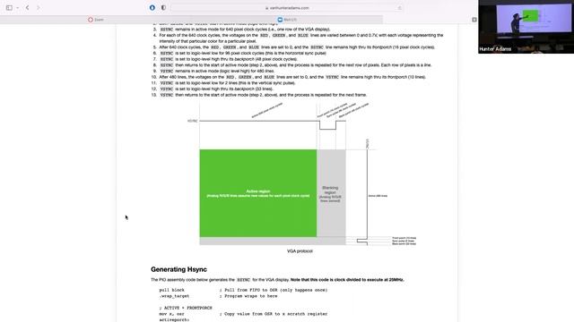 Raspberry Pi Pico Lecture 17: VGA driver using PIO смотреть онлайн
