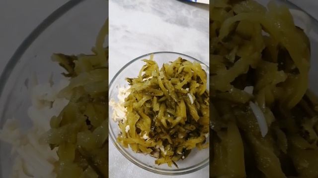 Намазка с шпротами, соленым огурцом, сыром#бутерброды с шпротами