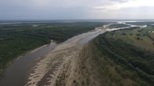 Ахтуба. Парашкина протока . Полёт квадрокоптера. ( часть 1)