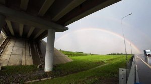 Дождь на трассе