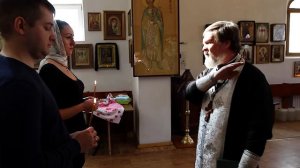 Крещение младенца. Слово на заклинательные молитвы