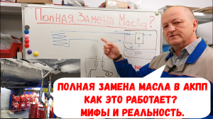 Полная замена масла в АКПП. Как это работает? Мифы и реальность про ЭТО?