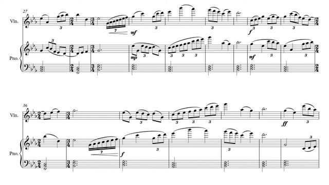 Fantasy for Violin and Piano (2016) [Excerpt]