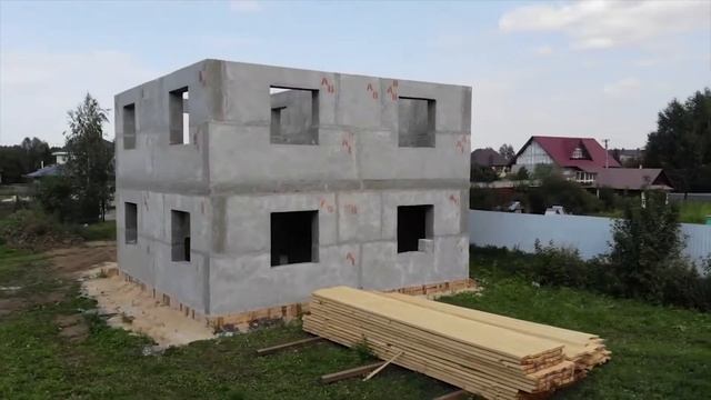 Строительство дома из полистиролбетона