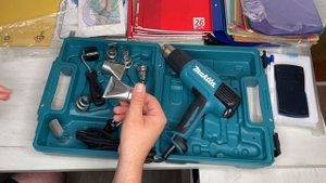 Makita HG6531CK Heißluftgebläse 2000W [Energieklasse A] Unboxing und Anleitung