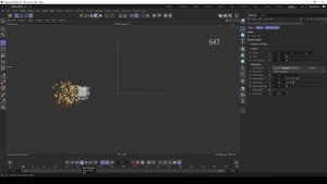 Particle Emitter with Cinema 4D Scene Nodes