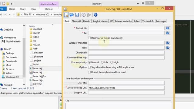 Launch4j - Creating exe files for Java apps смотреть онлайн