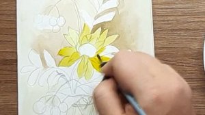 ИЗО. 6 класс. Этюд. Осенний букет акварелью. Выпуск 22