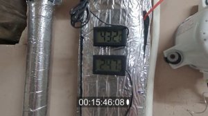 Показатели температуры при запуске ТЕПЛОВОГО НАСОСА