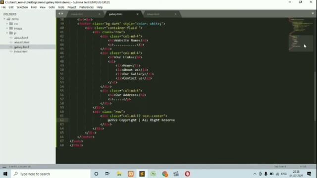 Our Gallery page Design in bootstrap 5
