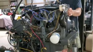 Nice OMC Cobra 3.0 4-cylinder Marine engine
