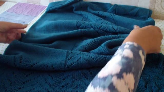 Летнее платье спицами для шикарных дам. Краткий МК. смотреть онлайн