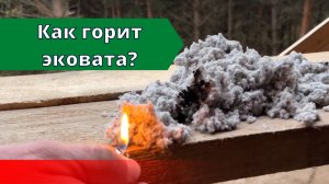 Горит ли эковата?
