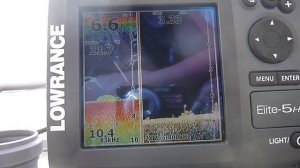 Работа эхолота Lowrance Elite 5 HDI (4)