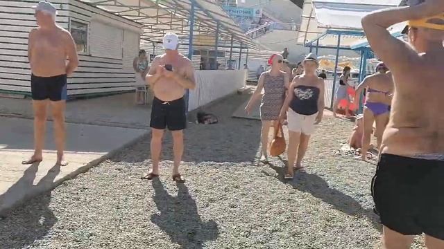 Анапа сегодня. Море. Пляж,, Высокий берег "в Малой бухте?️?⛵ смотреть онлайн