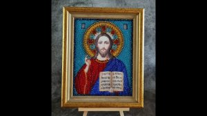 107. Икона Господь Вседержитель от ТМ Преобрана. Готовая работа