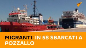 Migranti: in 58 sbarcati a Pozzallo