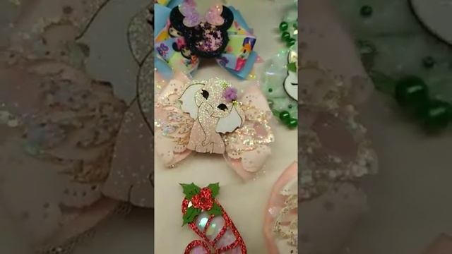 резинки, заколки ручной работы