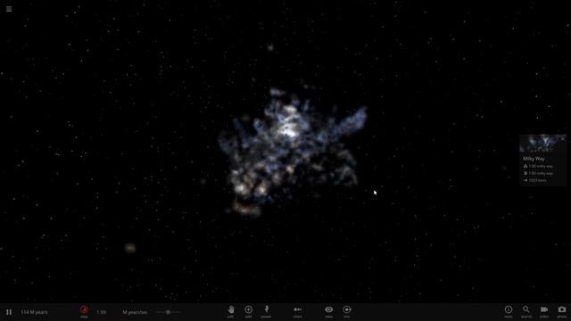 When Two Galaxies Collide at very high Speed - Universe Sandbox 2 смотреть онлайн