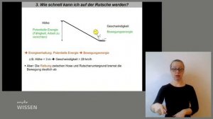 Gebärdefassung: Physik auf dem Spielplatz | #gernelernen mit MDR WISSEN | MDR