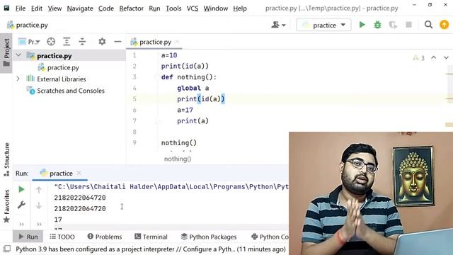 #20 Global Keyword in Python | Global vs Local Variable | Python tutorial in Bangla | Globals() |