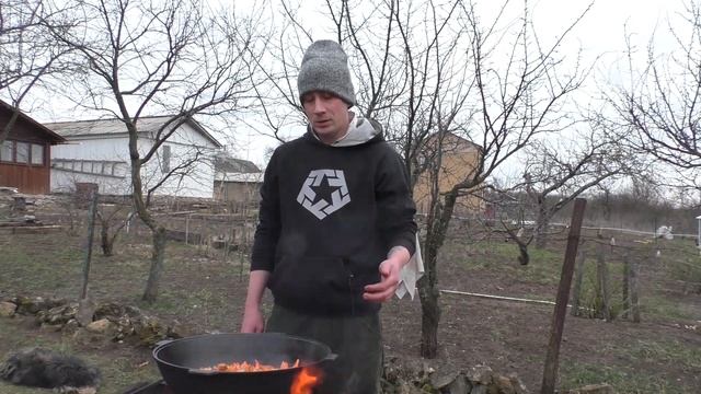 Плов с курицей и свининой