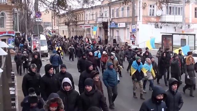 5000 Одесситов 26.01.14 вышло выразить свое волю.Одесса! Вставай! смотреть онлайн