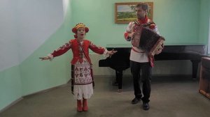 "Ой,Марьюшка воду нося"плясовая Воронежской обл. Исп.Полина Штанюк.Рук.Л.В.Тимошенко,конц.А.Н.Целик