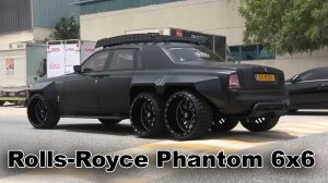 Обзор самого первого в мире Rolls-Royce Phantom 6x6