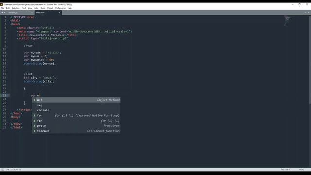 Declare Variables in different ways in Javascript | Tamil