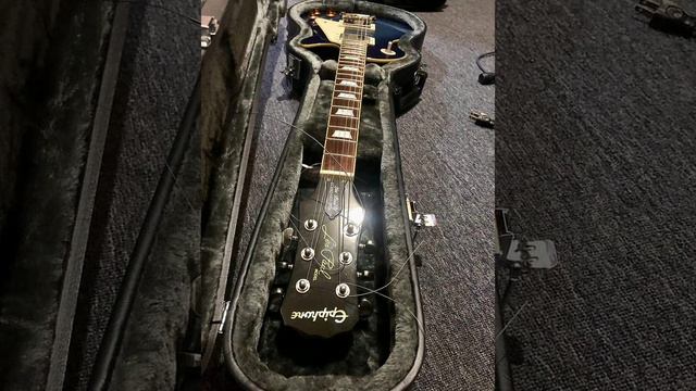 1968 Epiphone Les Paul Standard Plus Top Tribute Blue Burst Electric Guitar Louise Vaflor Signature смотреть онлайн