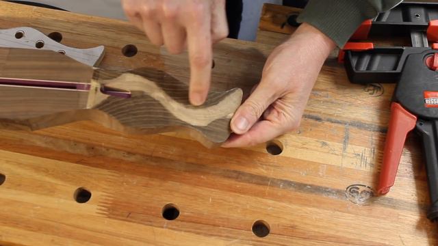 SuGar SG1 acoustic guitar build part 21: Drilling the tuning machine holes смотреть онлайн