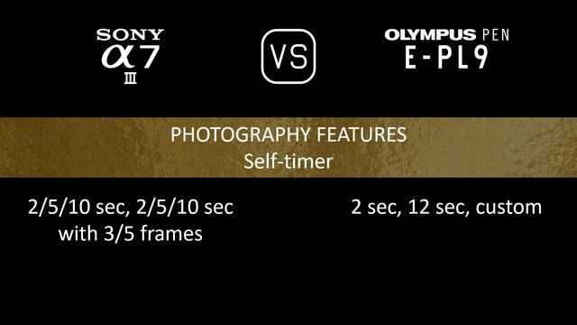 Sony A7 III vs. Olympus PEN E-PL9: A Comparison of Specifications смотреть онлайн