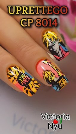 #dragonball #naildesigns #stamping #stampingnailart #nails #nailart #дизайнногтей #uprettego #new