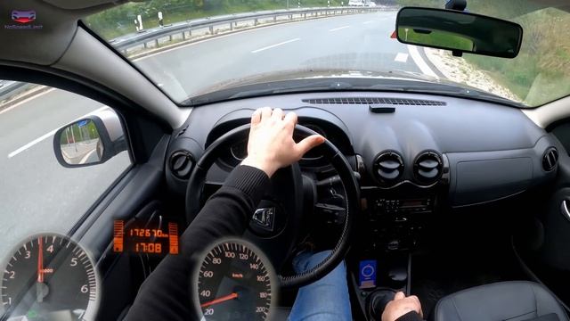 Dacia Duster Test Drive on Autobahn смотреть онлайн