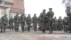 Reenactment. Stalingrad battle (Volgograd). Реконструкция уличных боев в Сталинграде